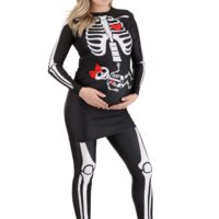 Maternity Skeleton Costume for Women