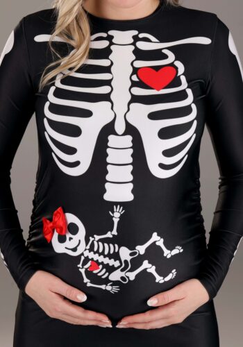 Maternity Skeleton Costume for Women