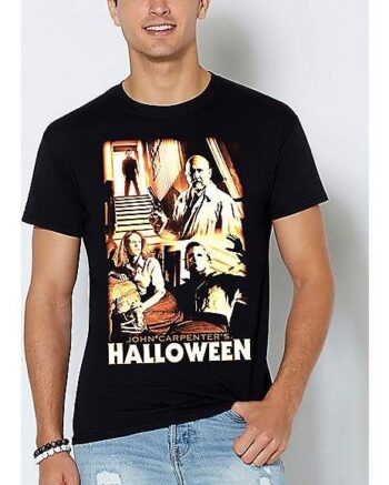 Movie Poster Michael Myers T Shirt - Halloween