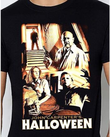 Movie Poster Michael Myers T Shirt - Halloween