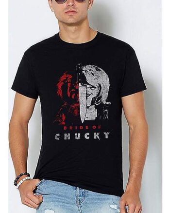 Split Bride of Chucky T Shirt