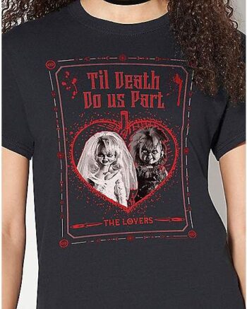 Til Death Do Us Part Chucky and Tiffany T Shirt