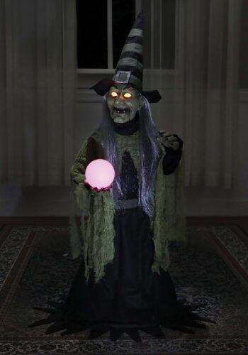 Fortune Teller Witch 36" Animated Prop