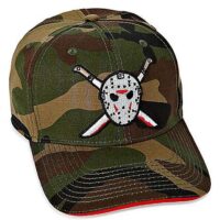 Camo Jason Voorhees Snapback Hat - Friday the 13th