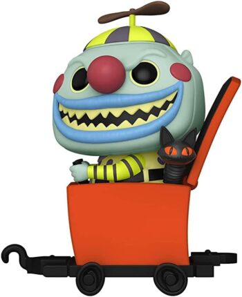 Funko Pop! Clown in Jack in The Box Cart The Nightmare Before Christmas Exclusive w/Soft Protector