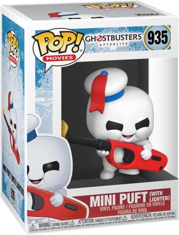 Funko POP Pop! Movies: Ghostbusters Afterlife - Mini Puft with Light POP Movies: Rust City S1 - POP 8 Multicolor 3.75 inches