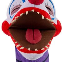 Killer Klowns from Outer Space Baby Klown Offspring 14-Inch Collector Plush Toy Hand Puppet, Large Soft Stuffed Animal | 80s Horror Movie Collectibles