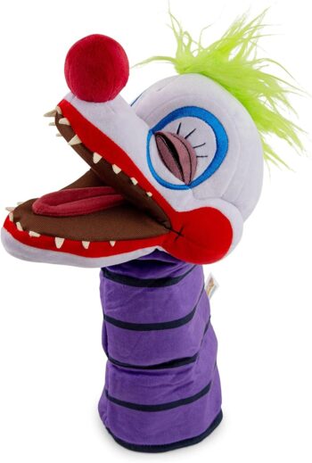 Killer Klowns from Outer Space Baby Klown Offspring 14-Inch Collector Plush Toy Hand Puppet, Large Soft Stuffed Animal | 80s Horror Movie Collectibles