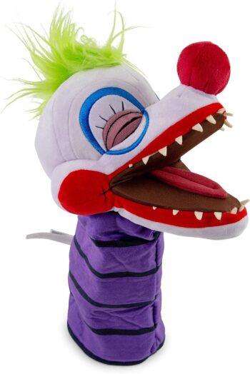 Killer Klowns from Outer Space Baby Klown Offspring 14-Inch Collector Plush Toy Hand Puppet, Large Soft Stuffed Animal | 80s Horror Movie Collectibles