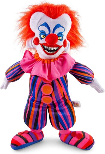 Killer Klowns from Outer Space Rudy 14-Inch Collector Plush Toy, Large Soft Stuffed Animal | 80s Horror Movie Collectibles