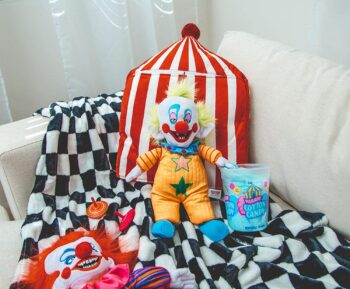 Killer Klowns from Outer Space Shorty 12-Inch Collector Plush Toy, Large Soft Stuffed Animal | 80s Horror Movie Collectibles