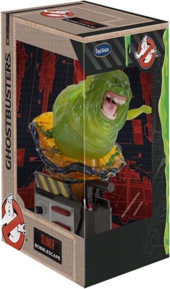 Royal Bobbles Ghostbusters Classic Slimer Bobblescape Bobblehead, Premium PVC Lifelike Figure, Unique Serial Number, Exquisite Detail