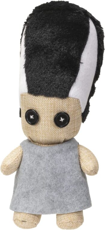 SUMMIT COLLECTION Pinhead Monsters Frankenstein Bride Voodoo Doll Button Eyes Plush Collectible 7.5 Inch Tall Soft Figurine