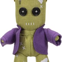 SUMMIT COLLECTION Pinhead Monsters Frankenstein Voodoo Doll Button Eyes Plush Collectible 7.5 Inch Tall Soft Figurine