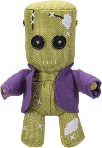 SUMMIT COLLECTION Pinhead Monsters Frankenstein Voodoo Doll Button Eyes Plush Collectible 7.5 Inch Tall Soft Figurine