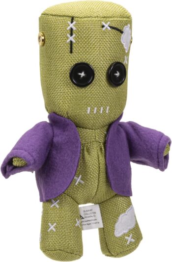 SUMMIT COLLECTION Pinhead Monsters Frankenstein Voodoo Doll Button Eyes Plush Collectible 7.5 Inch Tall Soft Figurine