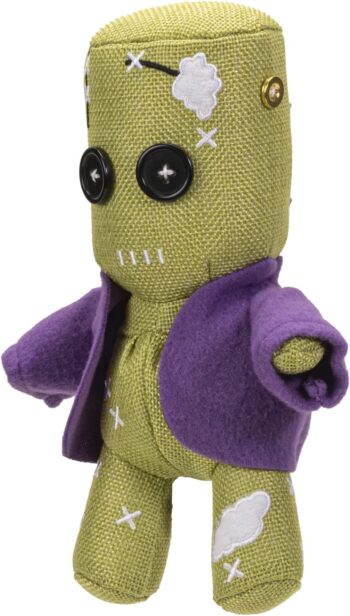 SUMMIT COLLECTION Pinhead Monsters Frankenstein Voodoo Doll Button Eyes Plush Collectible 7.5 Inch Tall Soft Figurine