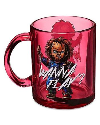 Chucky Wanna Play Glass Coffee Mug - 17.5 oz.