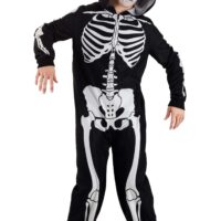 Cozy Skeleton Costume Onesie for Adults