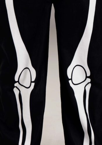 Cozy Skeleton Costume Onesie for Adults