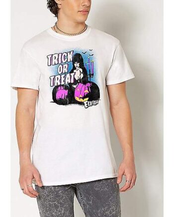 Elvira Trick or Treat T Shirt