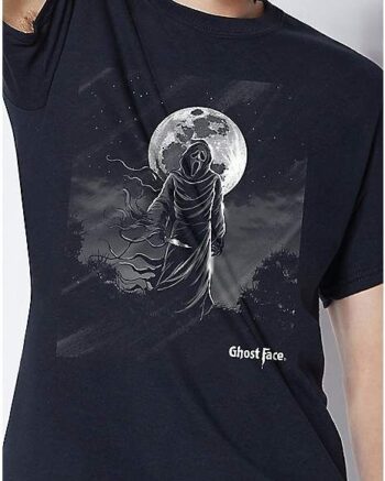 Moon Ghost Face T Shirt