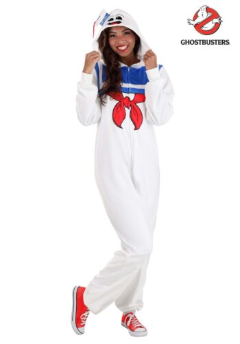 Adult Stay Puft Marshmallow Man Costume Onesie