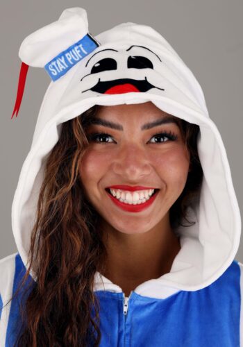 Adult Stay Puft Marshmallow Man Costume Onesie