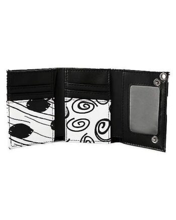 Black and White Jack Skellington Chain Wallet - The Nightmare Before Christmas