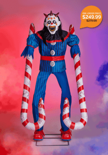 Cain - Horror Clown Halloween Animatronic by Brick Thunder