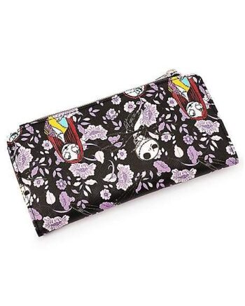 Floral The Nightmare Before Christmas Zipper Wallet