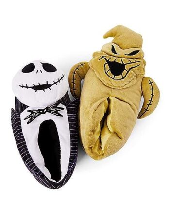 Jack Skellington and Oogie Boogie Slippers - The Nightmare Before Christmas