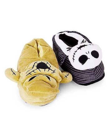 Jack Skellington and Oogie Boogie Slippers - The Nightmare Before Christmas