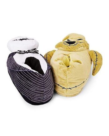 Jack Skellington and Oogie Boogie Slippers - The Nightmare Before Christmas