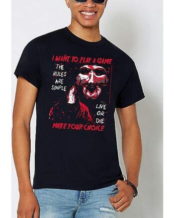 Live or Die T Shirt - Saw