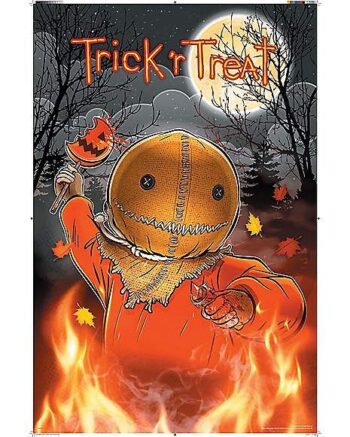 Sam on Fire Poster - Trick 'r Treat