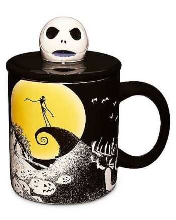 Sculpted Jack Skellington Lid Coffee Mug 18 oz. - The Nightmare Before Christmas