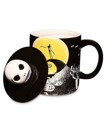 Sculpted Jack Skellington Lid Coffee Mug 18 oz. - The Nightmare Before Christmas