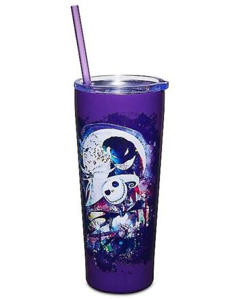 Splatter The Nightmare Before Christmas Cup with Straw - 22 oz.