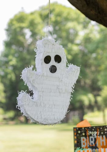 Spooky White Ghost Piñata Halloween Decoration