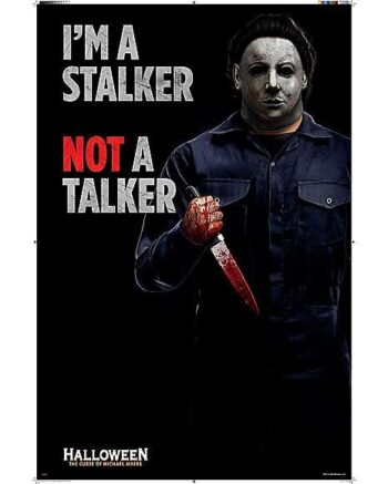 Stalker Not Talker Poster - Halloween