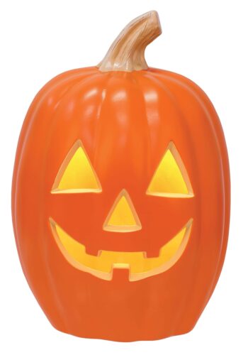 12" Light Up Pumpkin Halloween Decoration