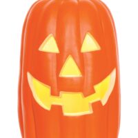 16-Inch Realistic Light Up Pumpkin Halloween Decoration