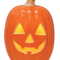 20" Light Up Pumpkin Halloween Decoration