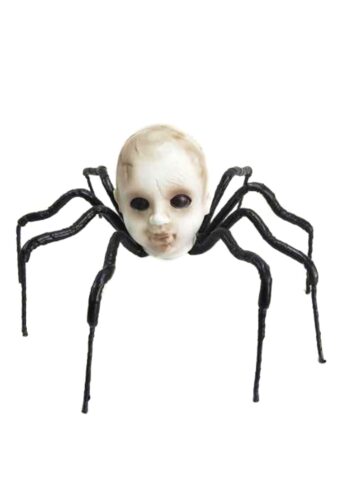 24 Inch Baby Head Spider Halloween Decoration