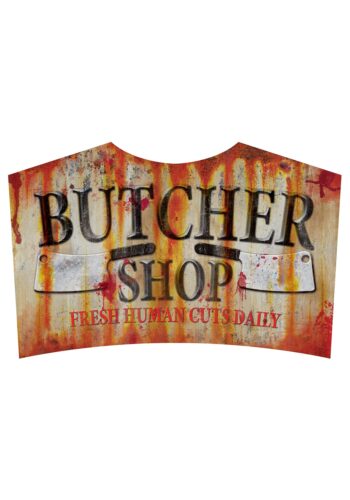 24" Metal Butcher Shop Sign Decoration