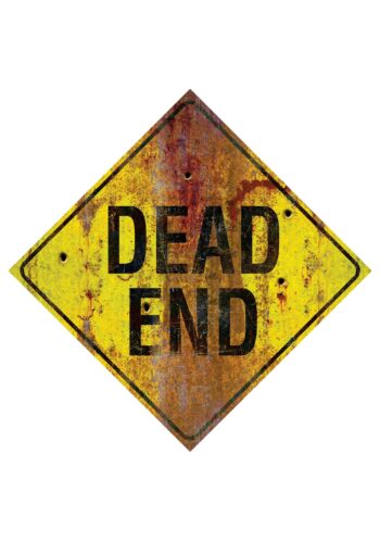 26 Inch Metal Dead End Sign