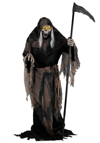 6 Foot Lunging Reaper Animatronic Seasonal Visions International Decoration