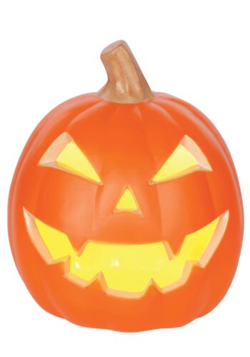 9-Inch Light Up Jack O' Lantern Halloween Decoration