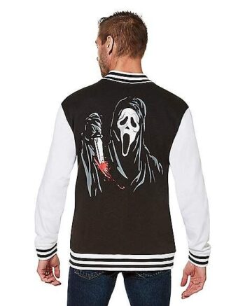 Adult Ghost Face Varsity Jacket